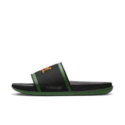 

Шлепанцы Nike FAMU College Offcourt Slides, цвет Black/Fortress Green/Orange Horizon