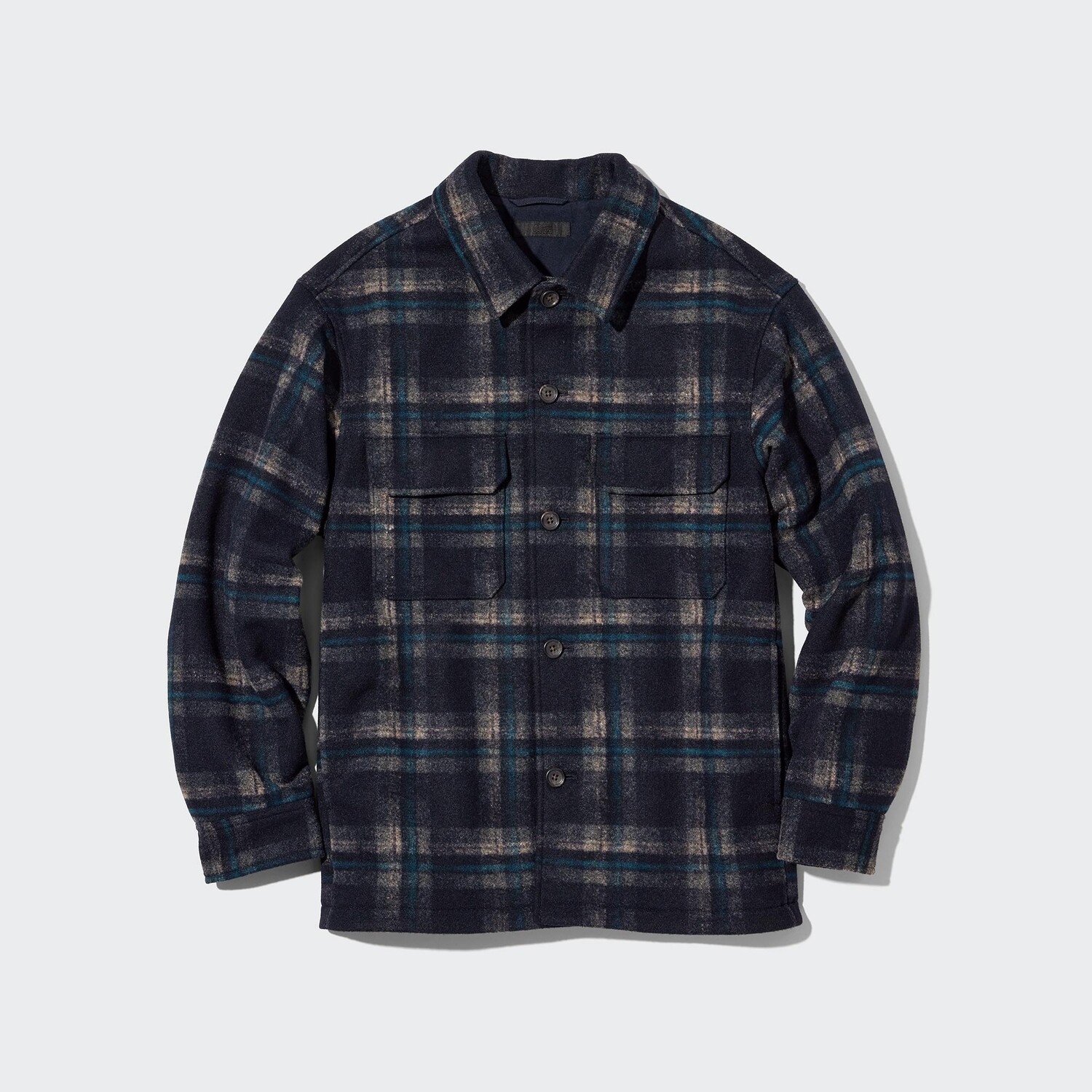 

Куртка-рубашка UNIQLO, синий