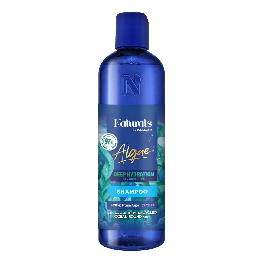 

Naturals by Watsons Naturals By Watsons Шампунь для глубокого увлажнения с водорослями, 490 мл, Colorless