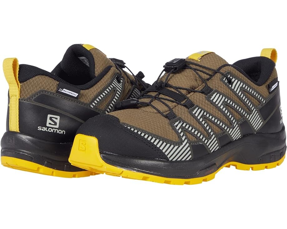 

Кроссовки Salomon Xa Pro V8 CS WP, цвет Olive Night/Black/Sulphur