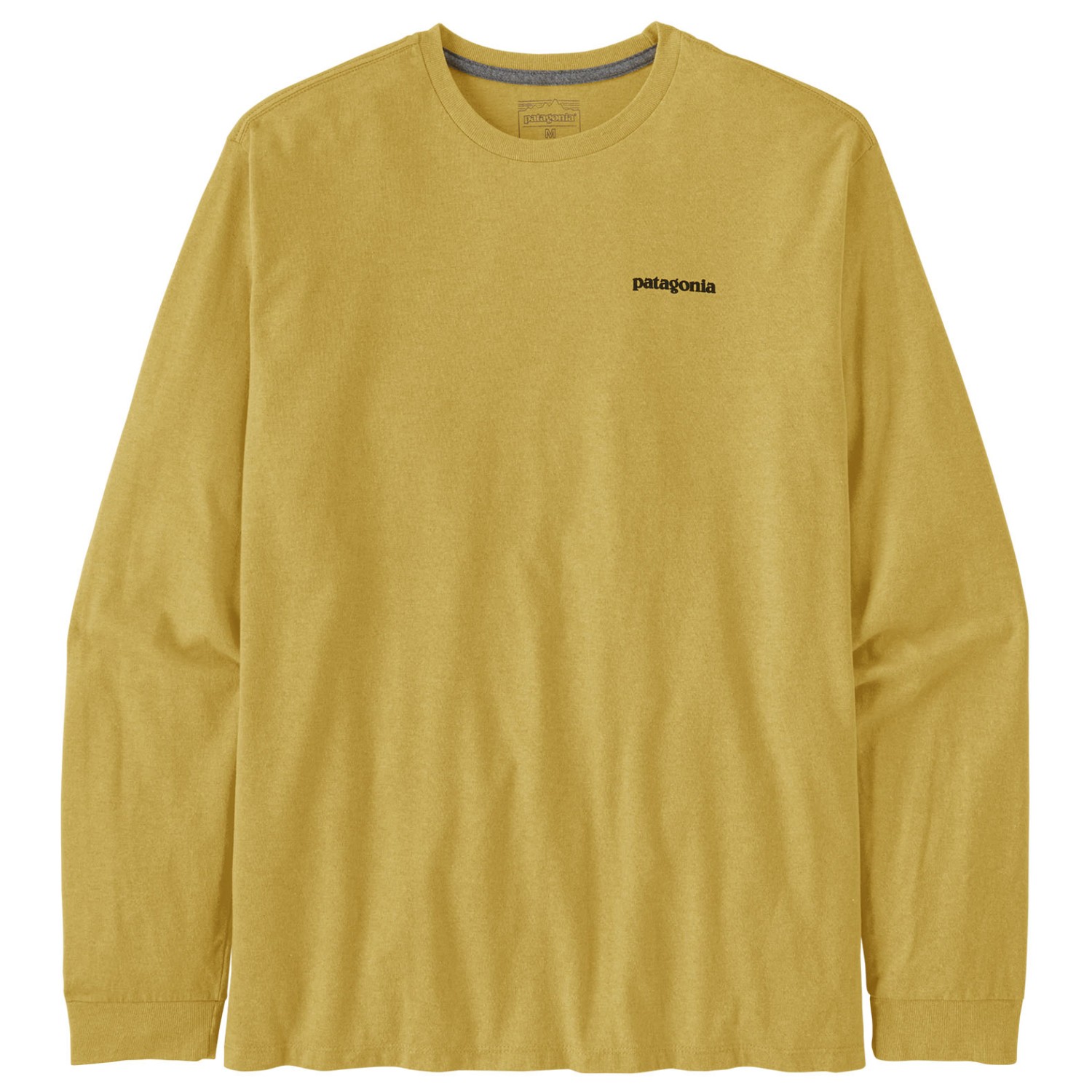 Лонгслив Patagonia L/S P 6 Logo Responsibili Tee, цвет Milled Yellow футболка с принтом logo responsibili tee patagonia цвет milled yellow