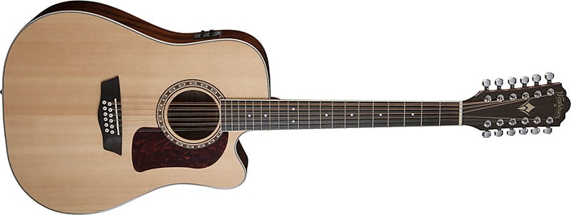 цена Акустическая гитара Washburn D10SCE-12 | 12-String Dreadnought Acoustic / Electric Guitar. New with Full Warranty!