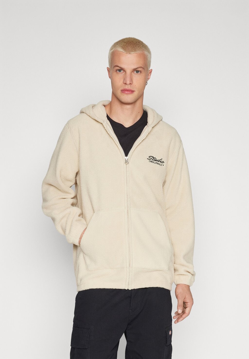 

Флисовая куртка Jack & Jones КАПЮШОН НА МОЛНИИ JORHAYS, цвет oatmeal