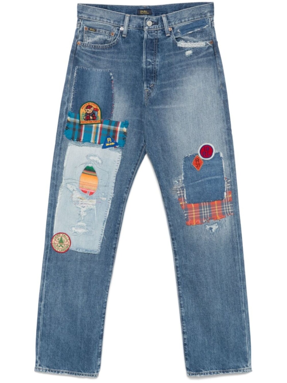 

Прямые джинсы Polo Ralph Lauren, синий