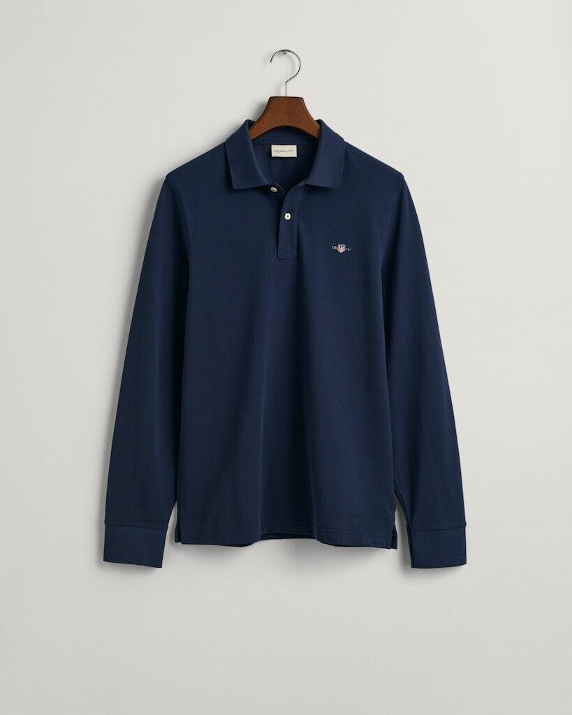 

Лонгслив Gant Langarmshirt, цвет evening blue