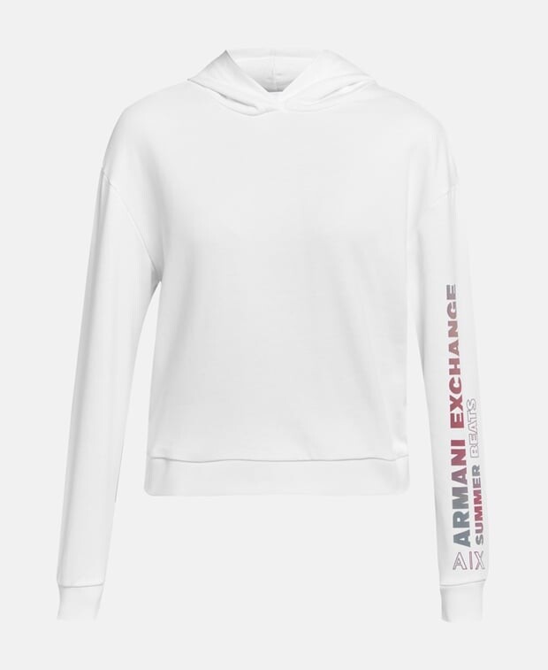

Органик худи Armani, белый