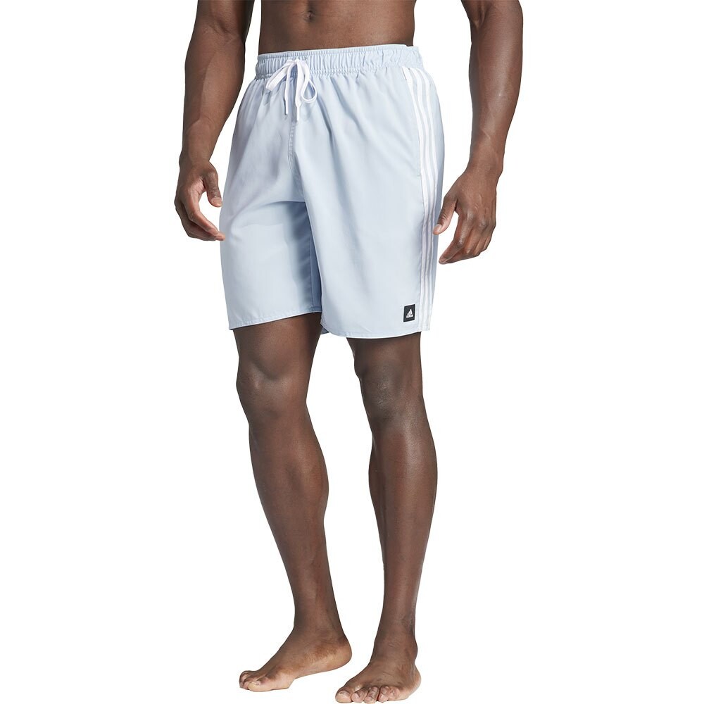 

Шорты для плавания adidas CLX 3 Stripes, белый