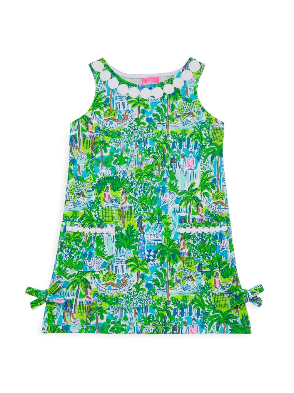 

Свободное платье Little Lilly для маленьких девочек и девочек Lilly Pulitzer Kids, зеленый