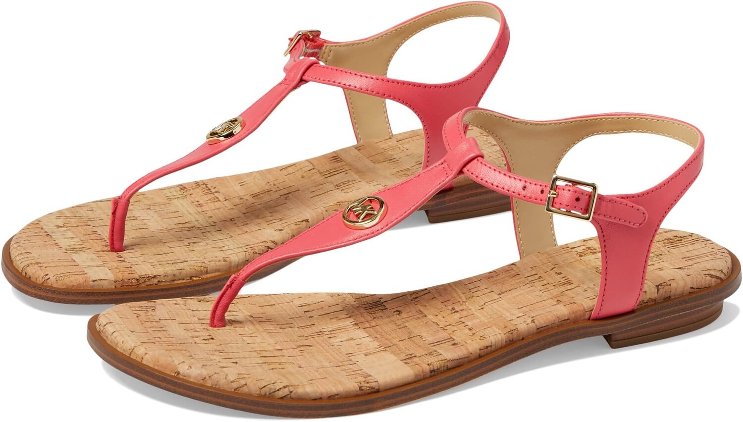 

Сандалии на плоской подошве Mallory Thong MICHAEL Michael Kors, цвет Geranium