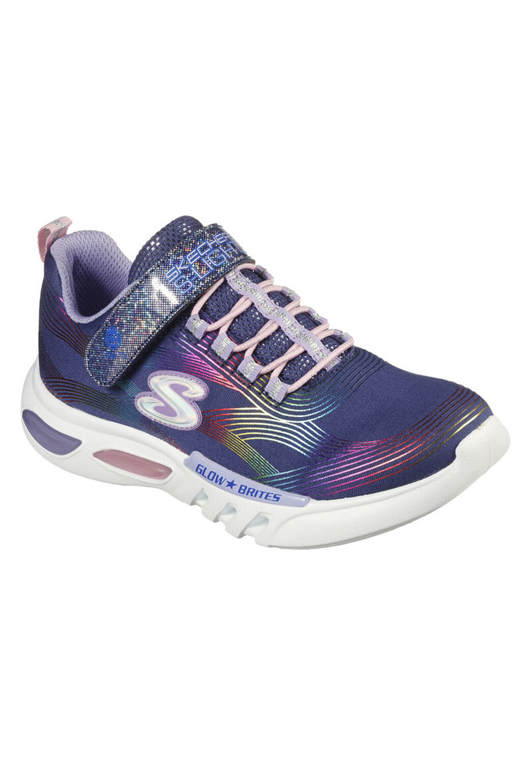 

Низкие кроссовки Skechers Low S Lights Glow Brites, красочный