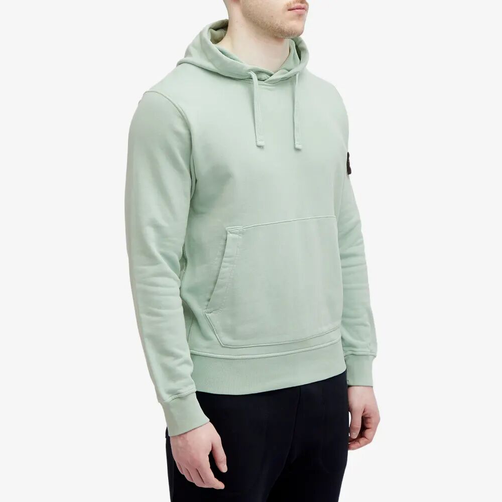 

Stone Island Толстовка Popover, окрашенная в одежде, зеленый