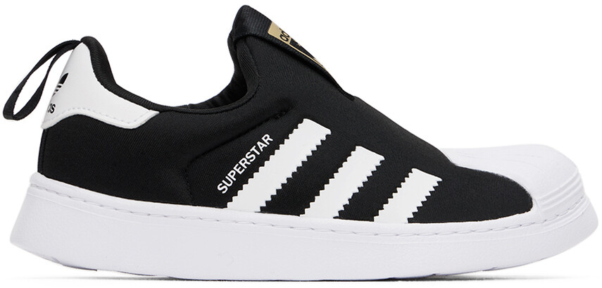 

Adidas Kids Kids Черные кроссовки Superstar 360 Little Kids