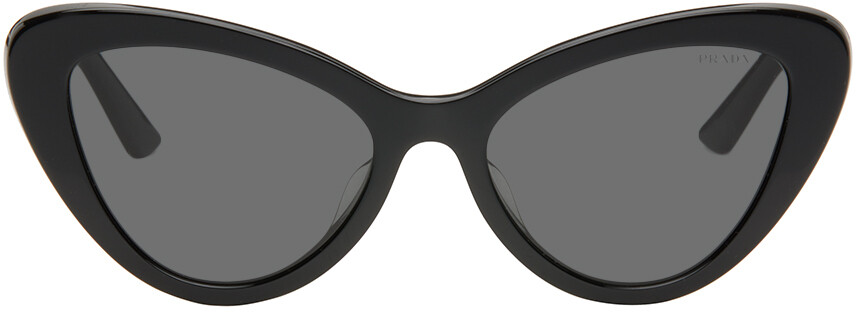 

Черные солнцезащитные очки «кошачий глаз» Prada Eyewear