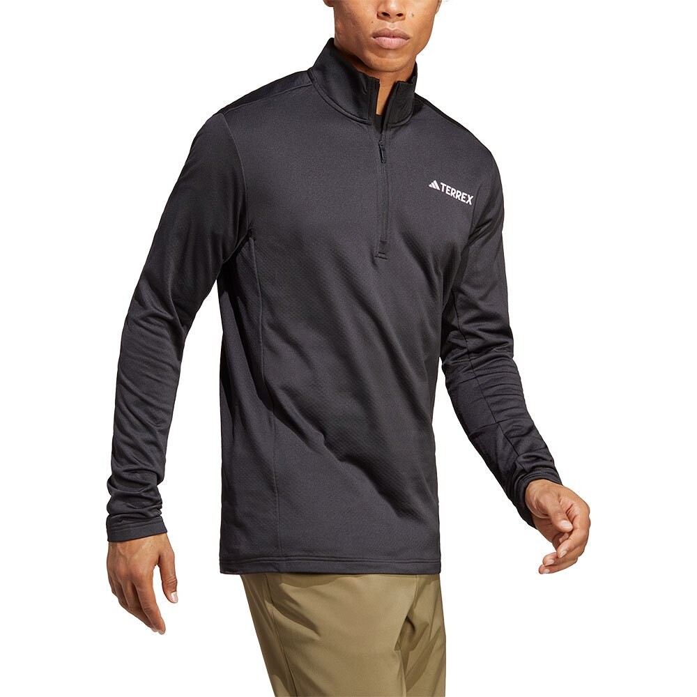 

Толстовка adidas Multi Fleece Half Zip, черный