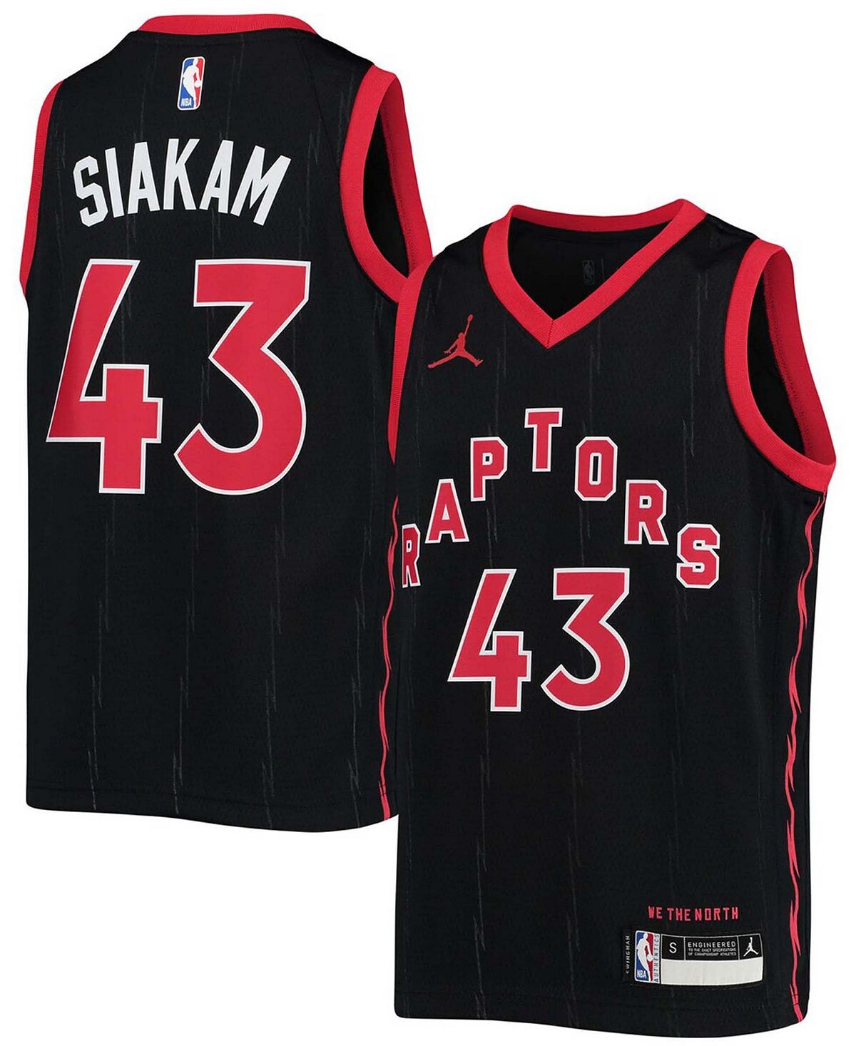 

Джерси Big Boys Pascal Siakam Black Toronto Raptors 2020, 21 Swingman - Statement Edition Jordan