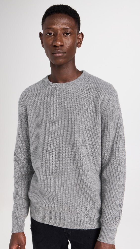 

Свитер Alex Mill Jordan in Washed Cashmere, серый