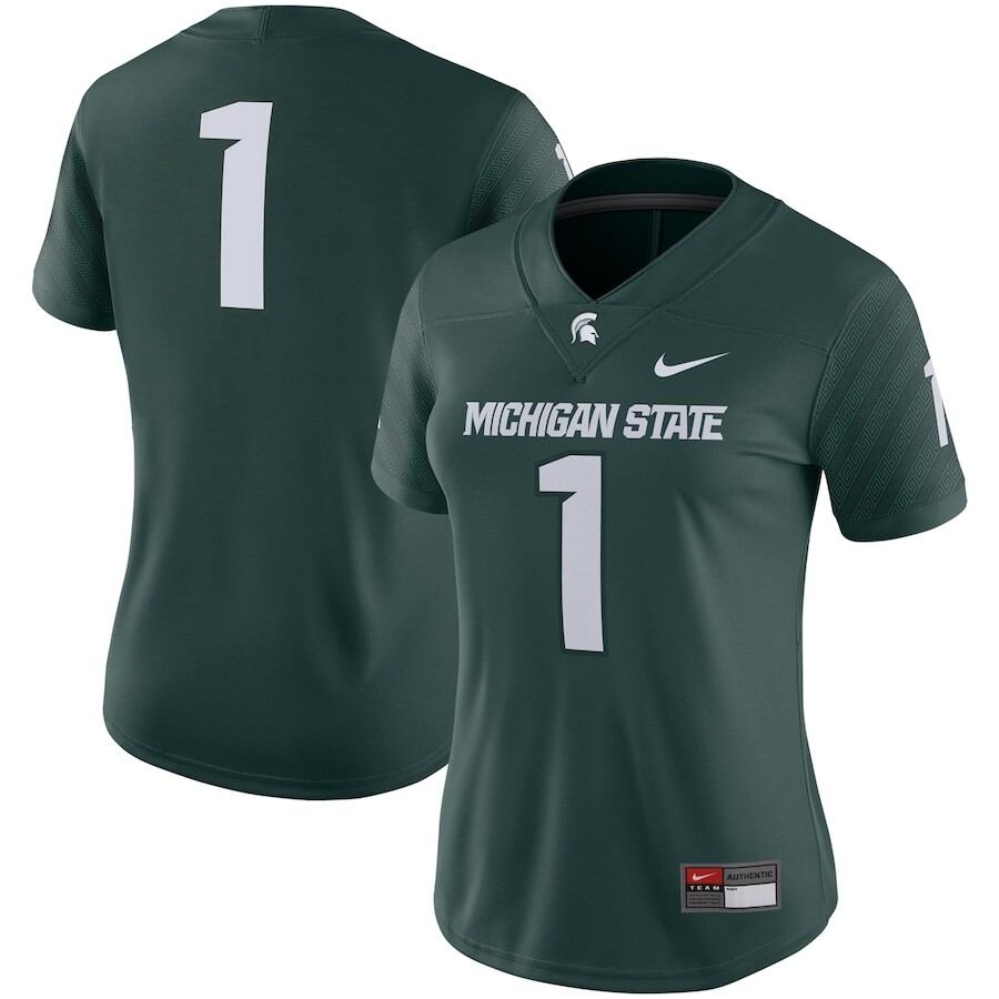 

Джерси Nike Michigan State Spartans, зеленый