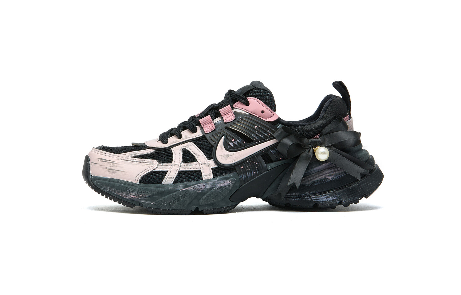 

Кроссовки для бега V2K Run женские с низким верхом розового цвета Nike