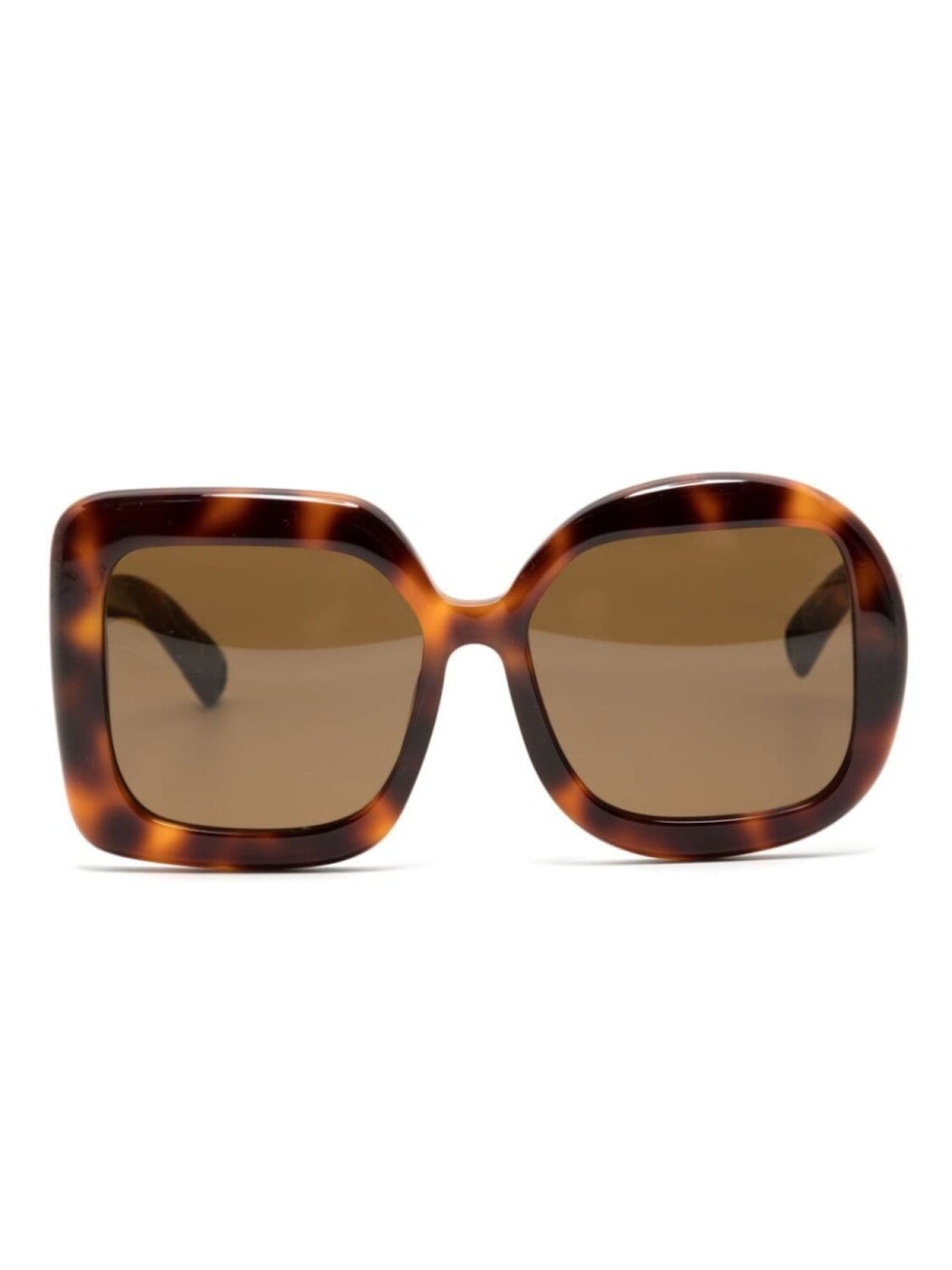 

Jacquemus солнцезащитные очки Les lunettes Carré Rond, коричневый