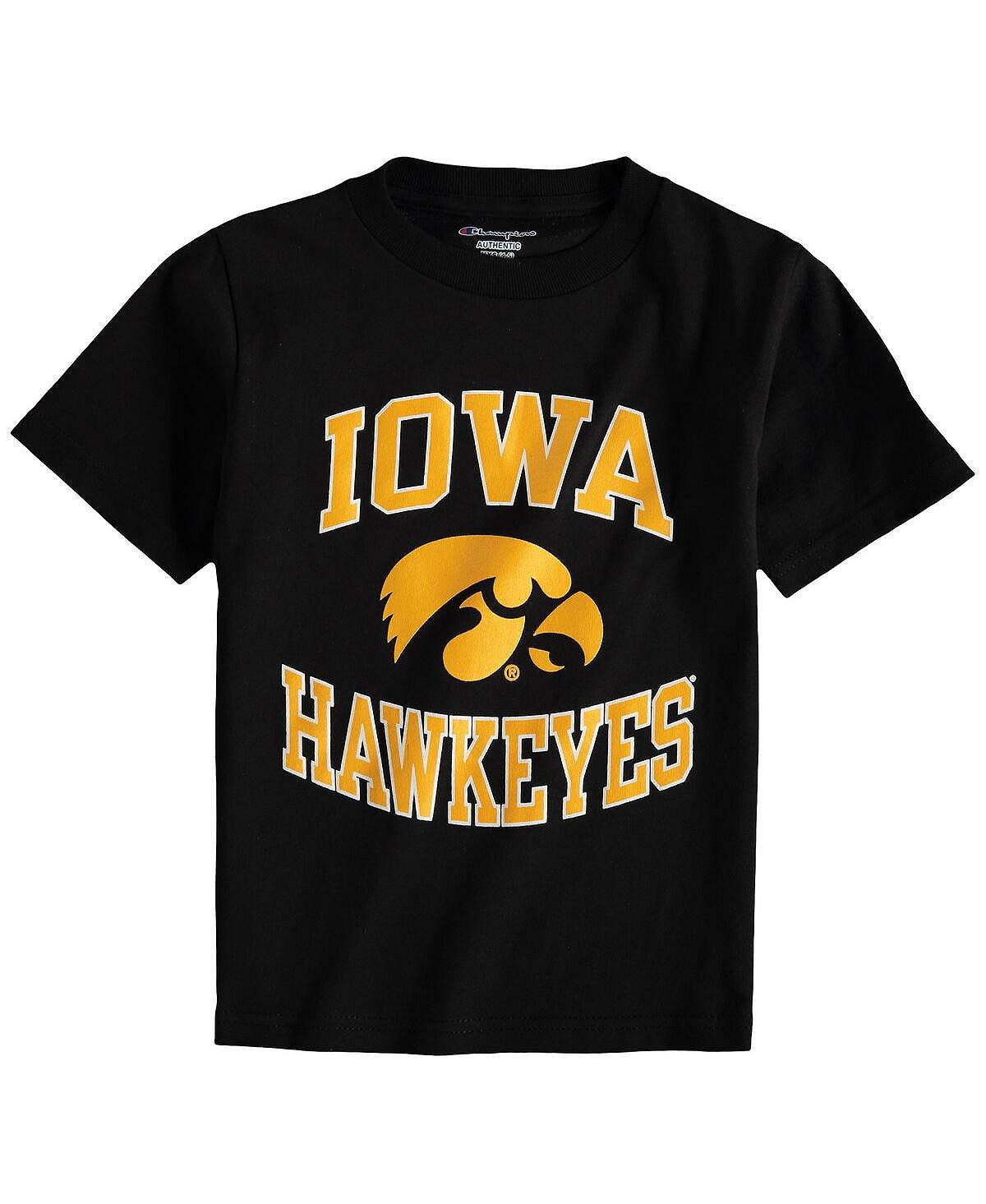 

Черная трикотажная футболка Big Boys Iowa Hawkeyes Circling Team Champion