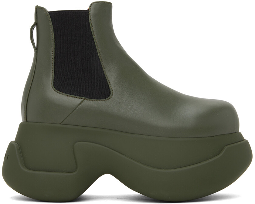 

Зеленые ботинки челси Aras 23 Marni