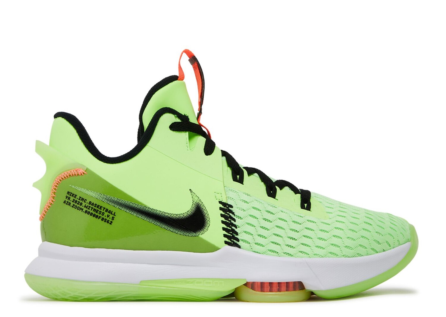 

Кроссовки Nike Lebron Witness 5 'Grinch', зеленый