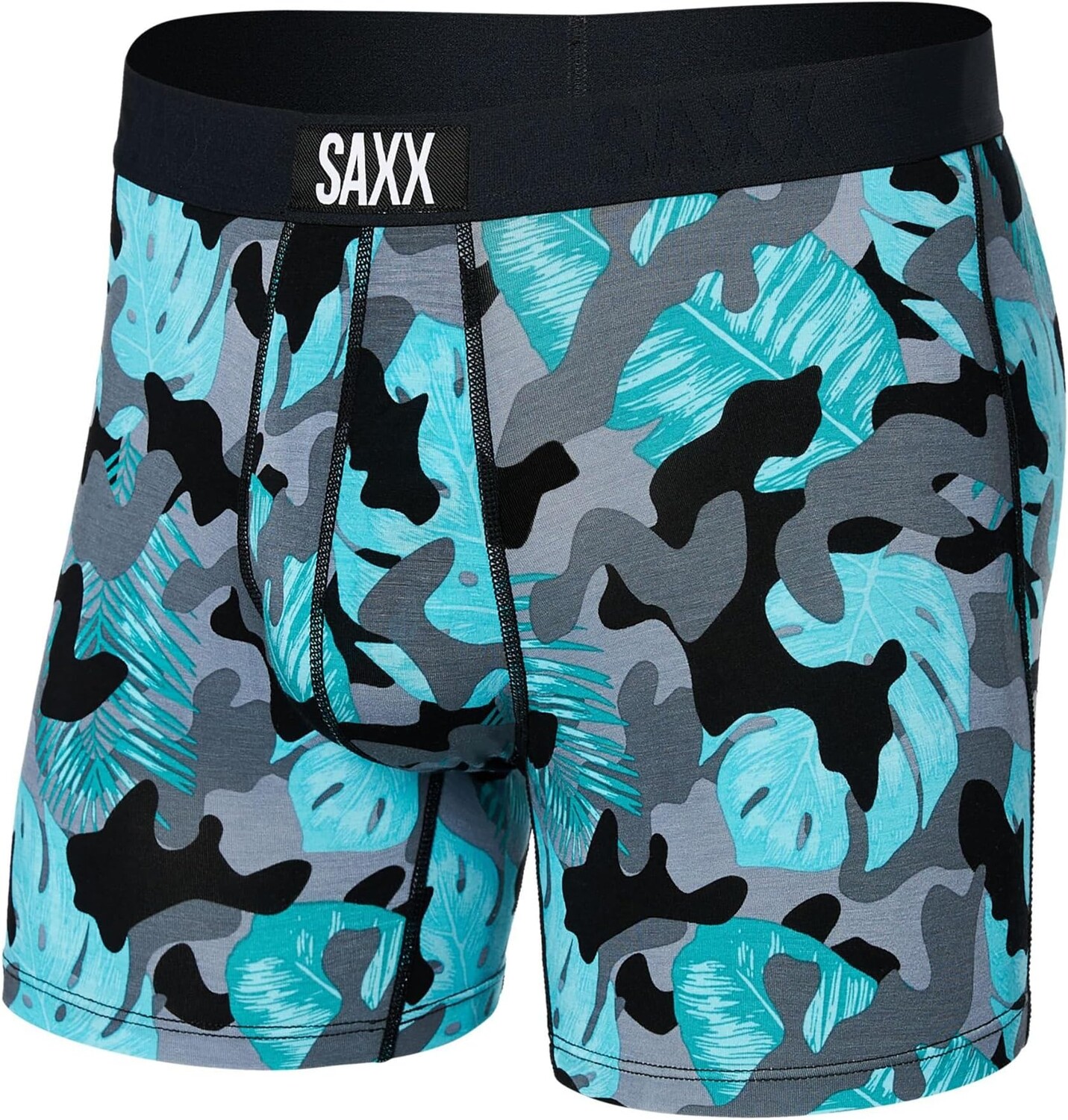 

Трусы-боксеры Vibe Super Soft Boxer SAXX UNDERWEAR, цвет Island Camo/Black