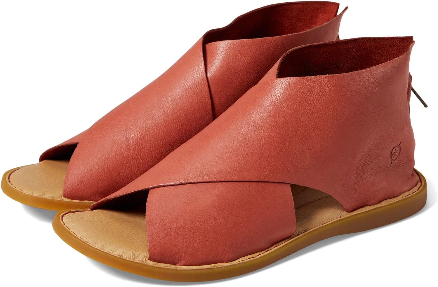 

Сандалии на плоской подошве Iwa Born, цвет Rust Full Grain Leather