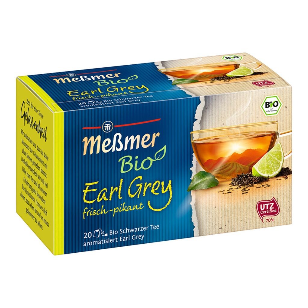 

Чай черный MeßmerEarl Grey с ароматом бергамота свежий 35г