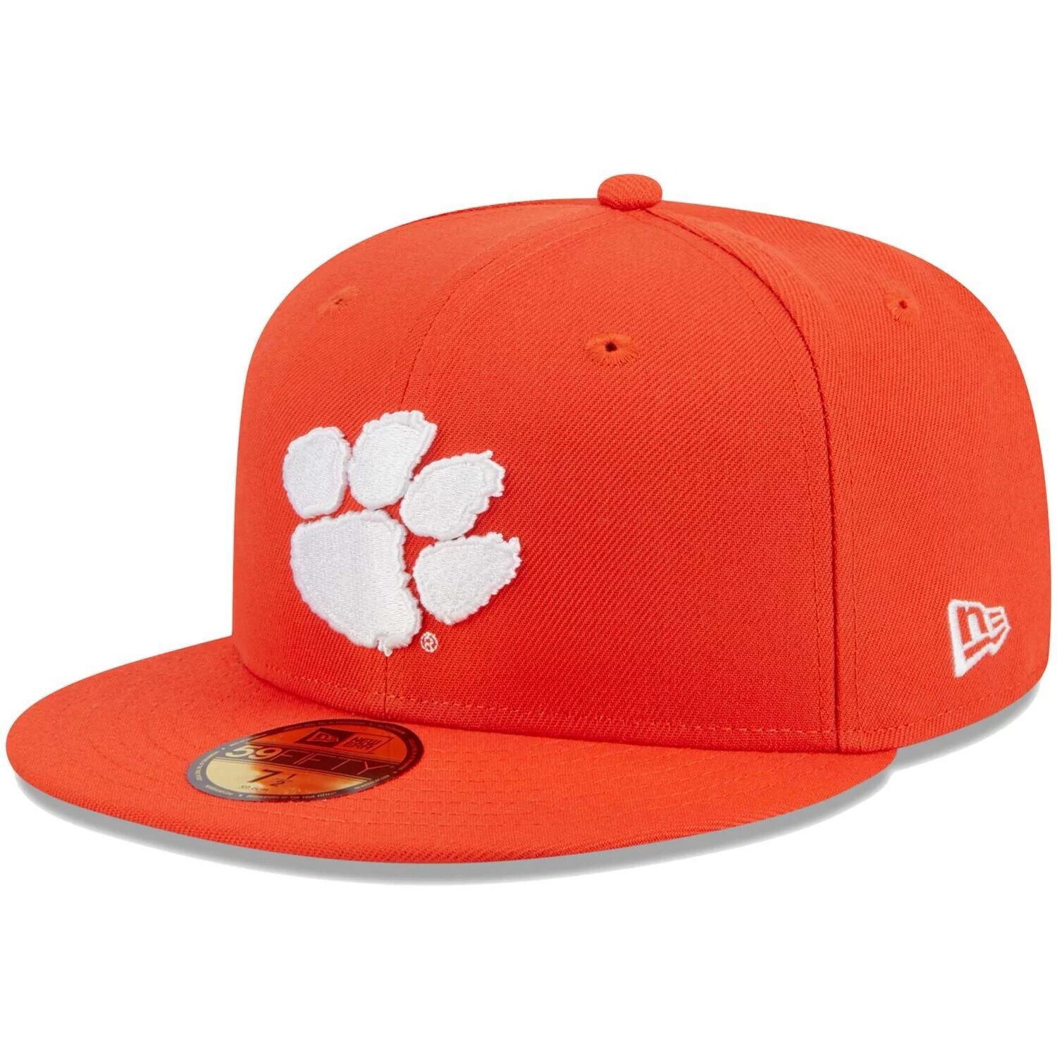 

Мужская приталенная шляпа New Era Orange Clemson Tigers Evergreen 59FIFTY
