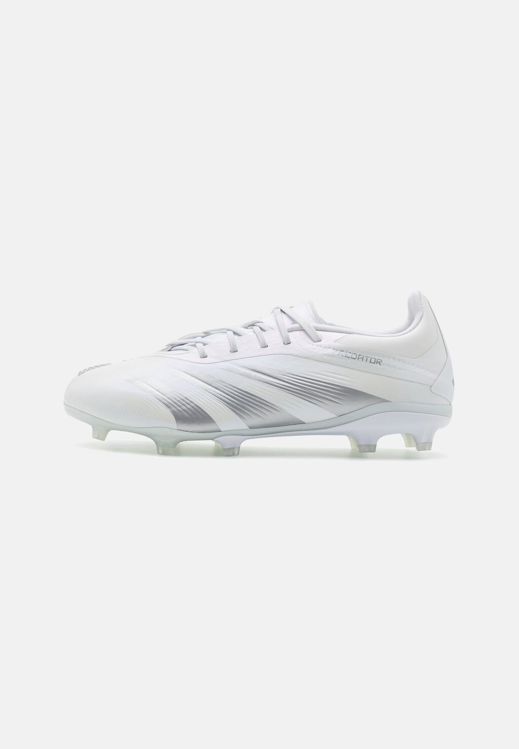 

бутсы с шипами Predator Elite Fg J Adidas, цвет footwear white/silver metallic, Серый
