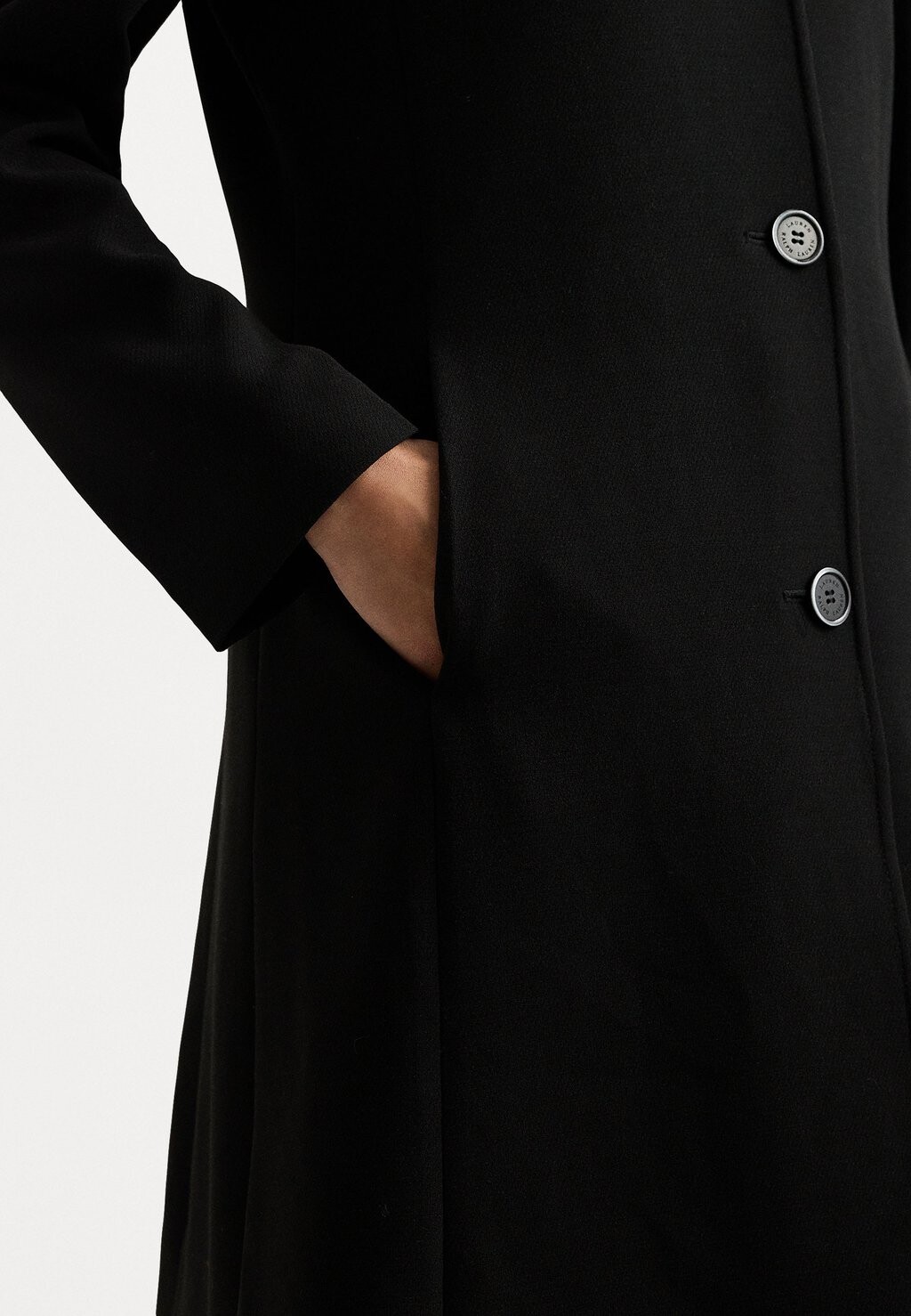 

Классическое пальто TWILL BALMACAAN COAT Ralph Lauren, черный