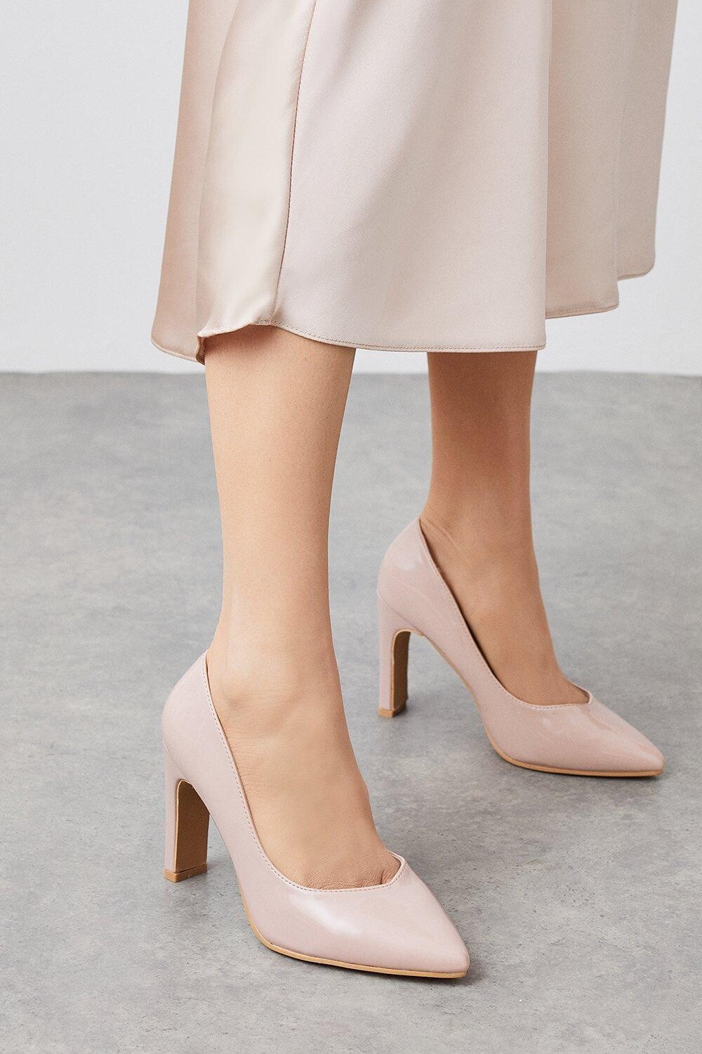 

Туфли-лодочки Delma на узком каблуке с широкой посадкой Dorothy Perkins, розовый