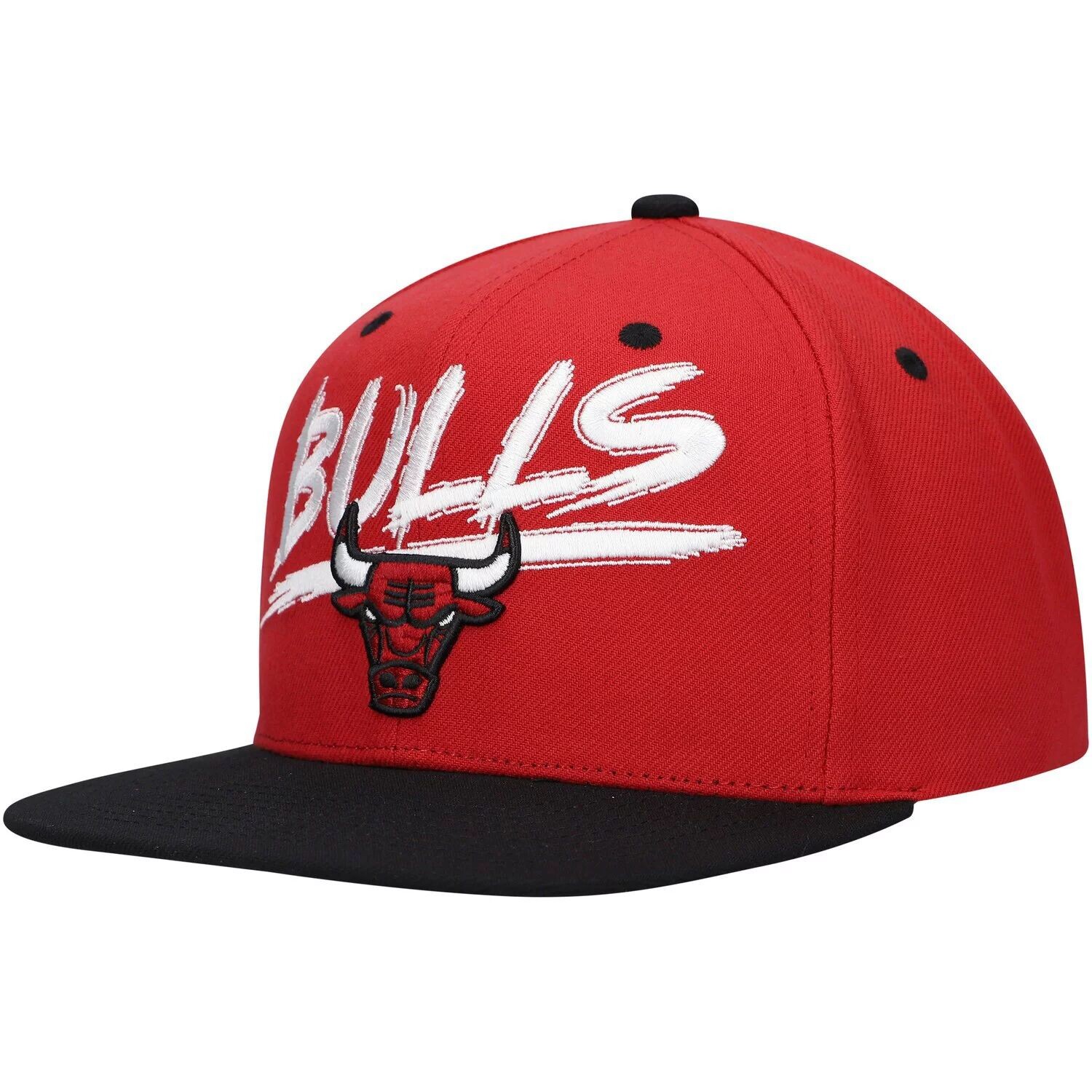 

Мужская кепка Mitchell & Ness Red/Black Chicago Bulls Hardwood Classics Soul Transcript Snapback Hat