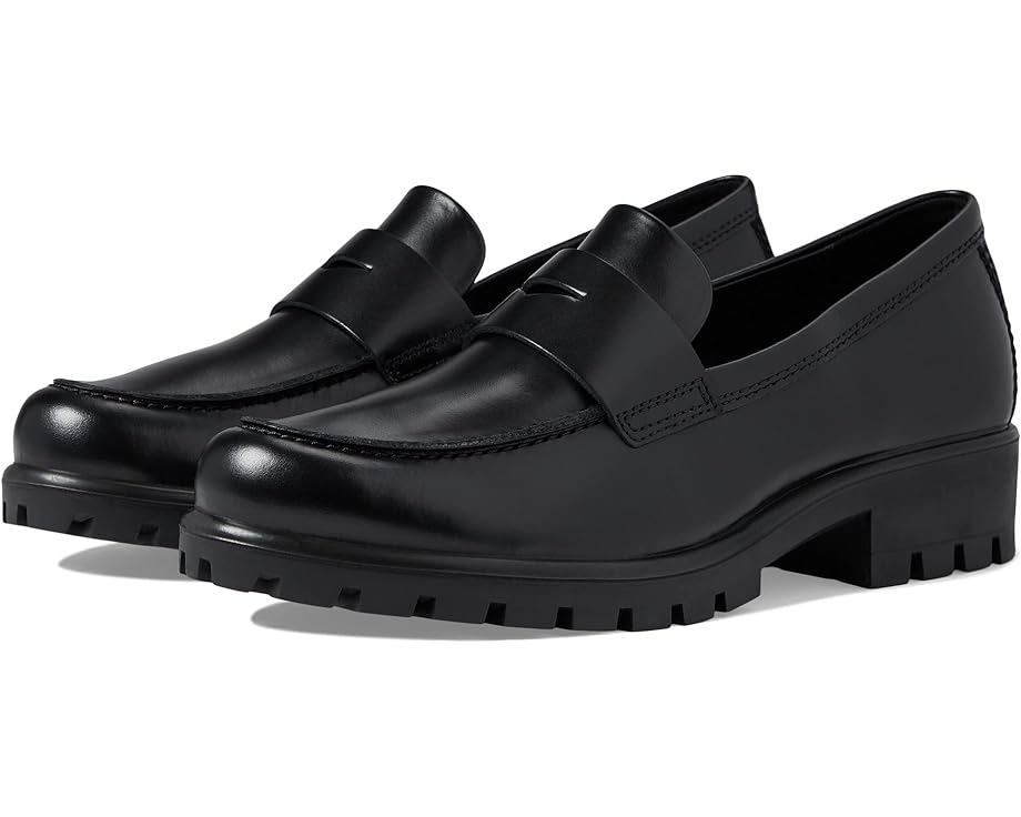 Лоферы ECCO Modtray Penny Loafer, цвет Black Leather