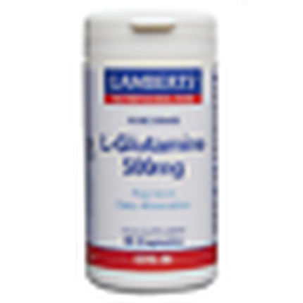 L-глутамин 500 мг 90 капсул, Lamberts