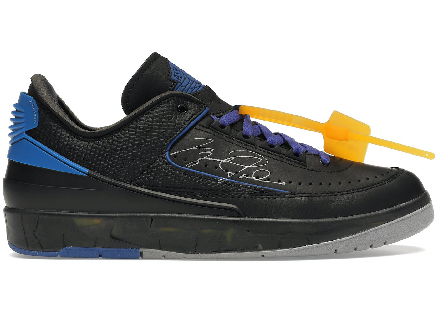 

Кроссовки Nike Air Jordan 2 Retro Low SP Off-White, черный / сине-серый