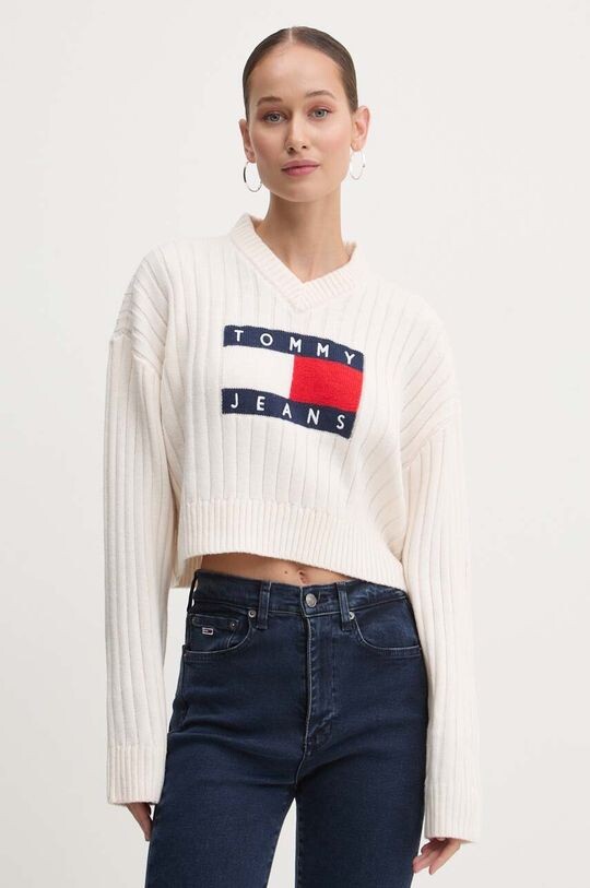 

Свитер Tommy Jeans, бежевый
