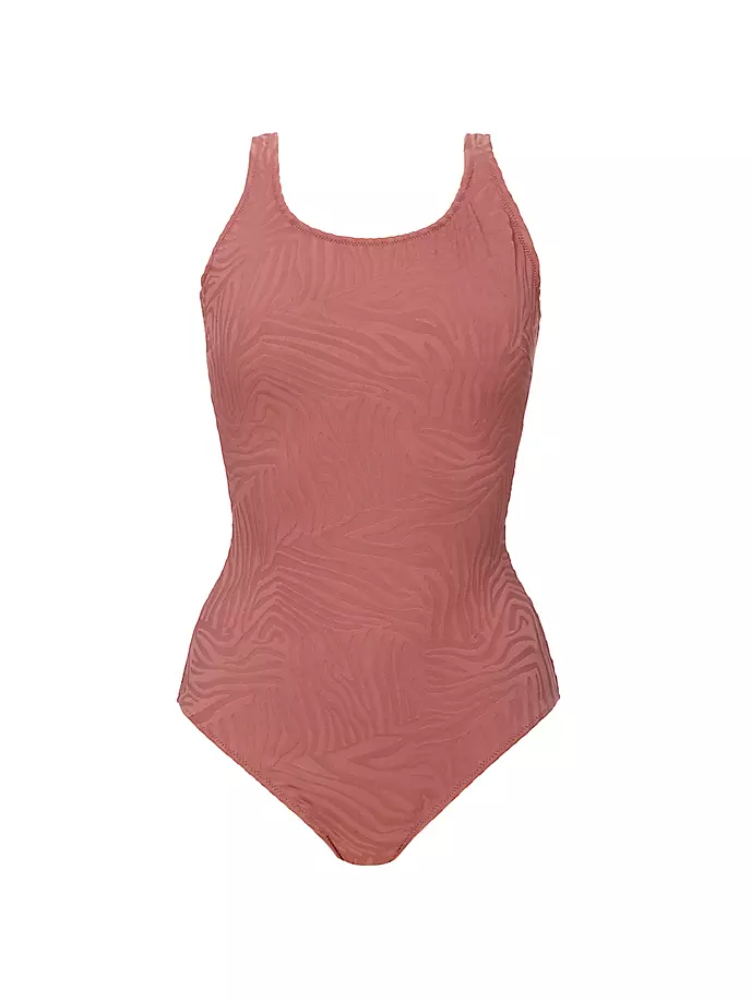 

Цельный купальник African Escape после мастэктомии Gottex Swimwear, цвет rose taup