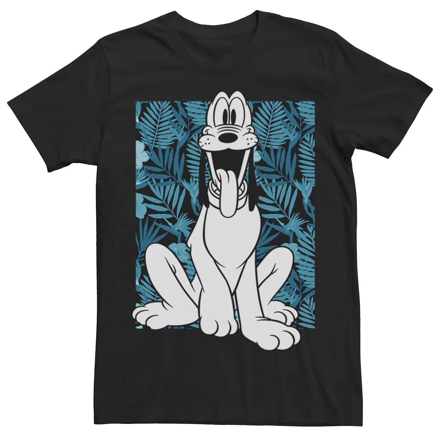 цена Мужская футболка Disney Mickey And Friends Pluto Tropical Licensed Character