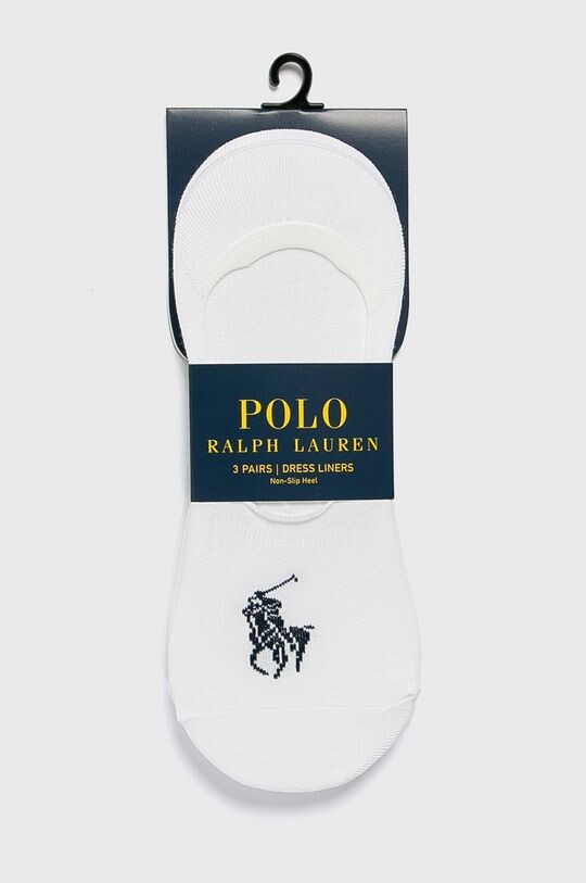 

Носки (3 шт.) 449655267003 Polo Ralph Lauren, белый
