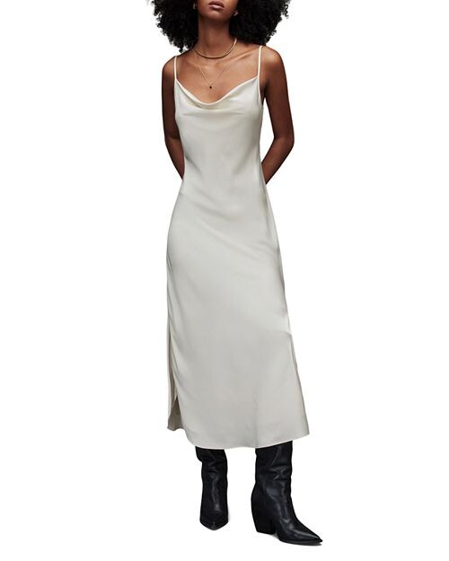 

Платье-комбинация Hadley с капюшоном ALLSAINTS, цвет White