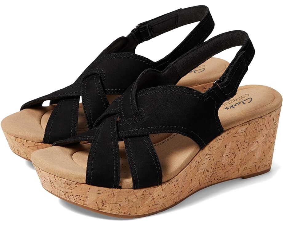 

Туфли Clarks Rose Erin, цвет Black Nubuck