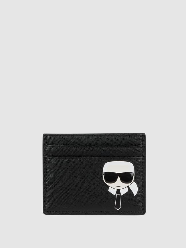 

Визитница с логотипом Karl Lagerfeld, черный