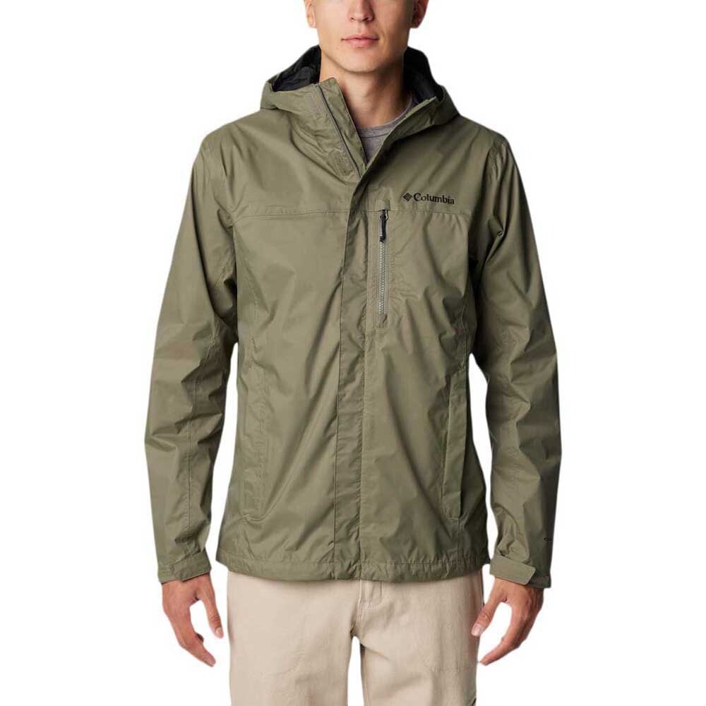 

Куртка Columbia Pouring Adventure II Full Zip Rain, зеленый