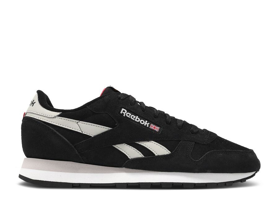 

Кроссовки Reebok Classic Leather, цвет Black Steely Fog