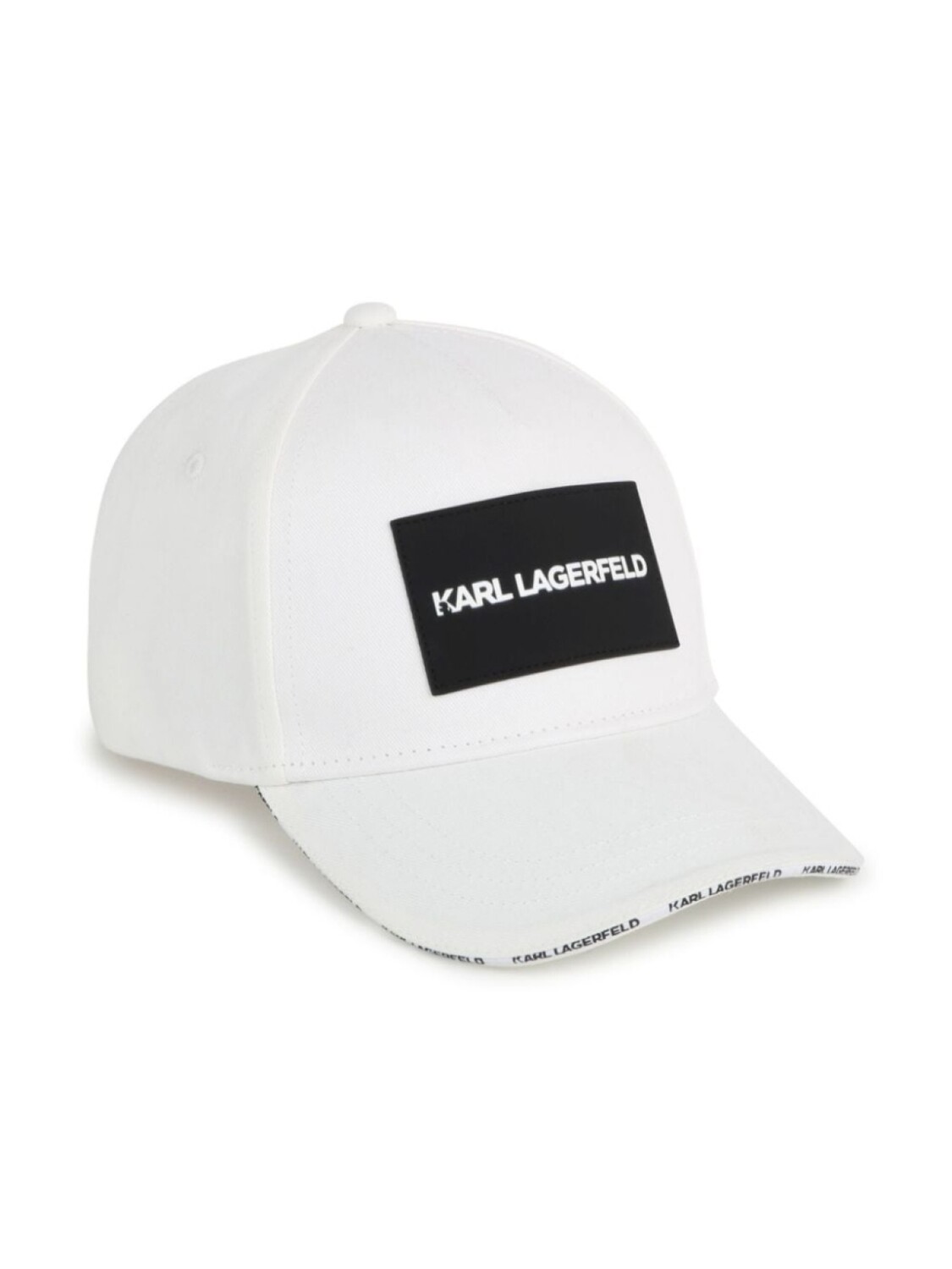 

Karl Lagerfeld Kids бейсболка с логотипом, белый