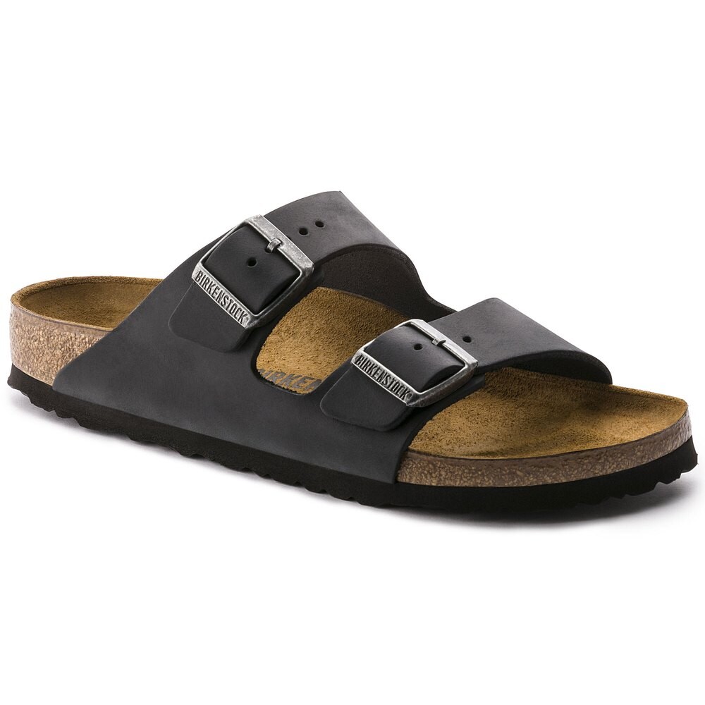 

Сандалии Birkenstock Arizona Waxy Etroit Leather, черный