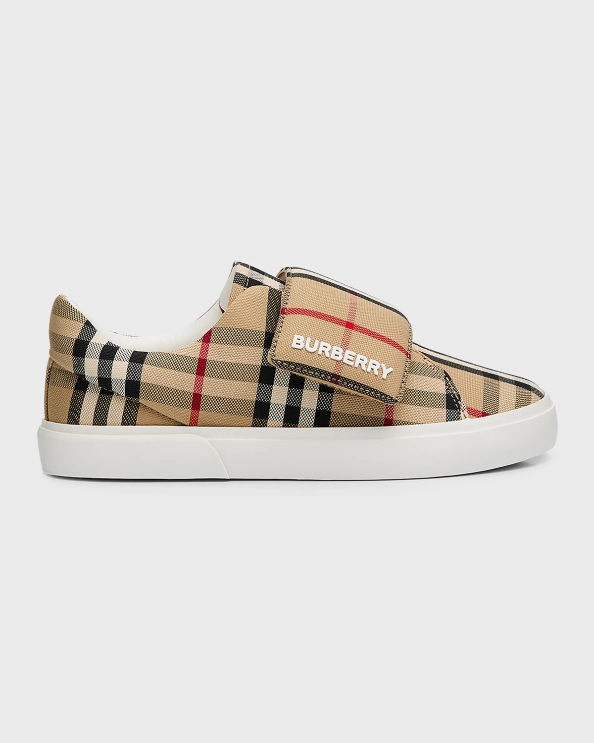 

Кроссовки Kid's James в клетку Burberry, цвет Archive Beige Ip Chk
