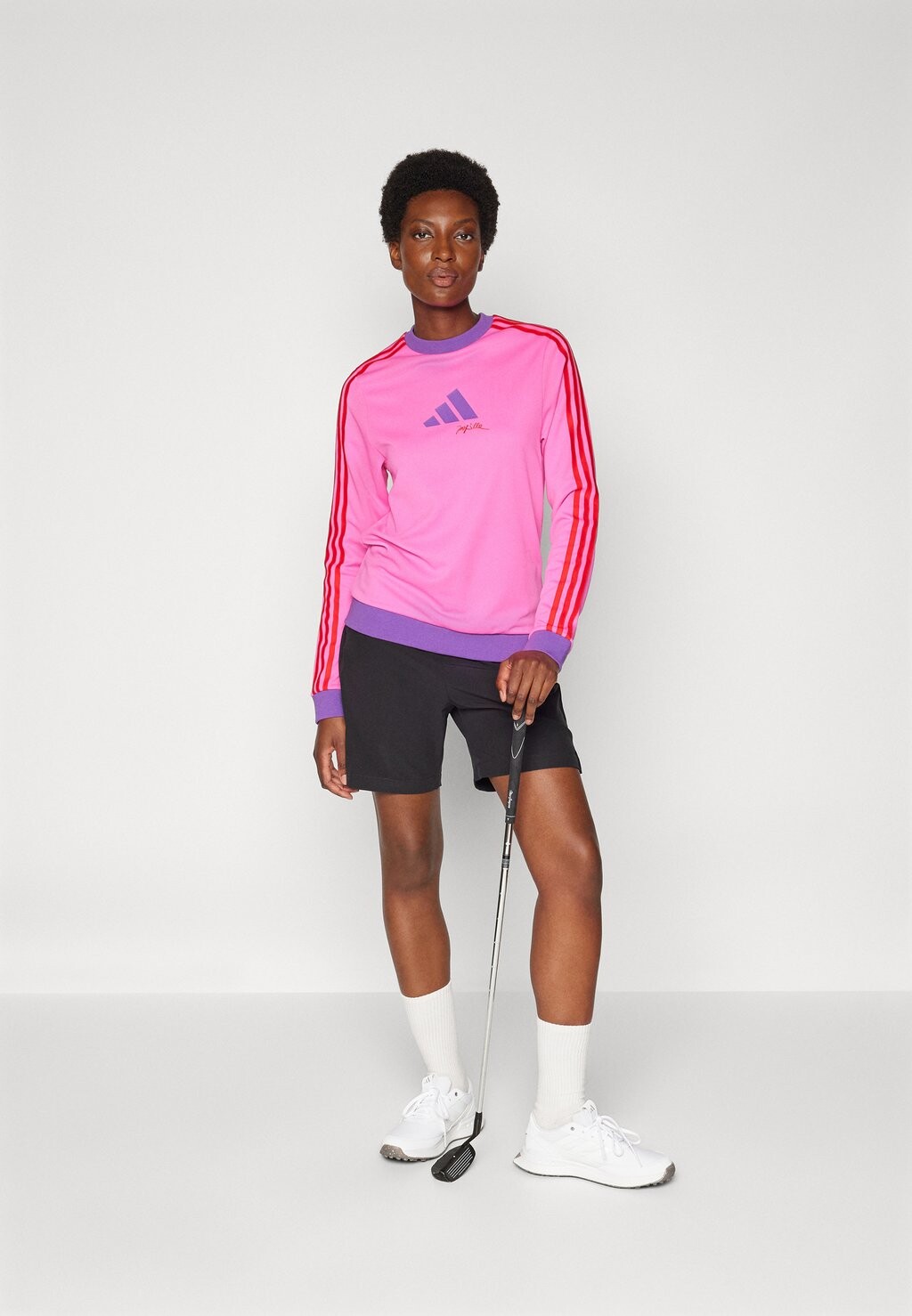 

Топ с длинными рукавами JAY3LLE LS CREW adidas Golf, розовый